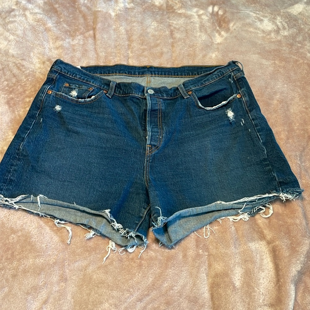 Levi’s 501 shorts high-rise